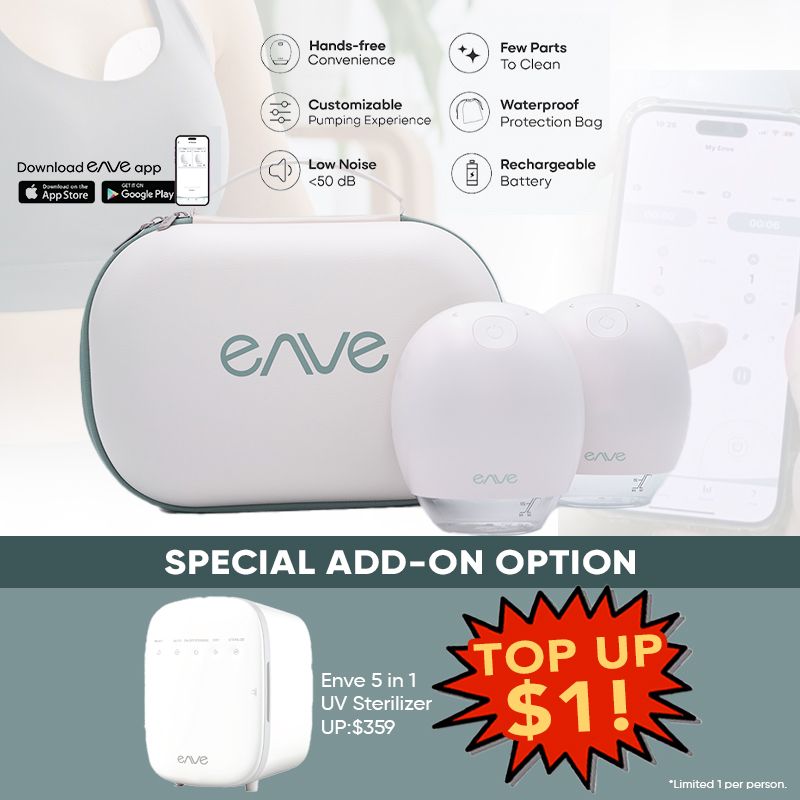 Enve Ariel Pro Wearable Breast Pump - Double (with SmartApp Control)
